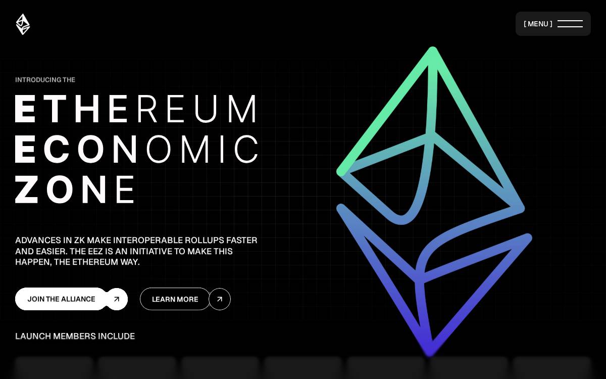 Ethereum Economic Zone website preview