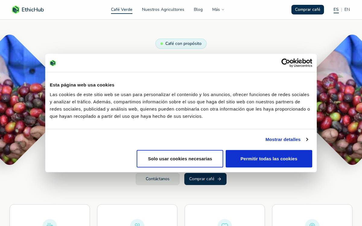 EthicHub website preview