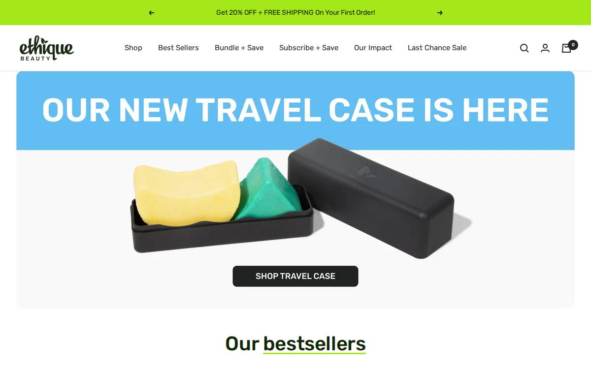 Ethique website preview