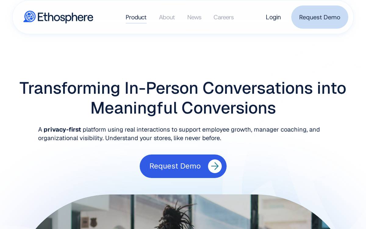 Ethosphere website preview