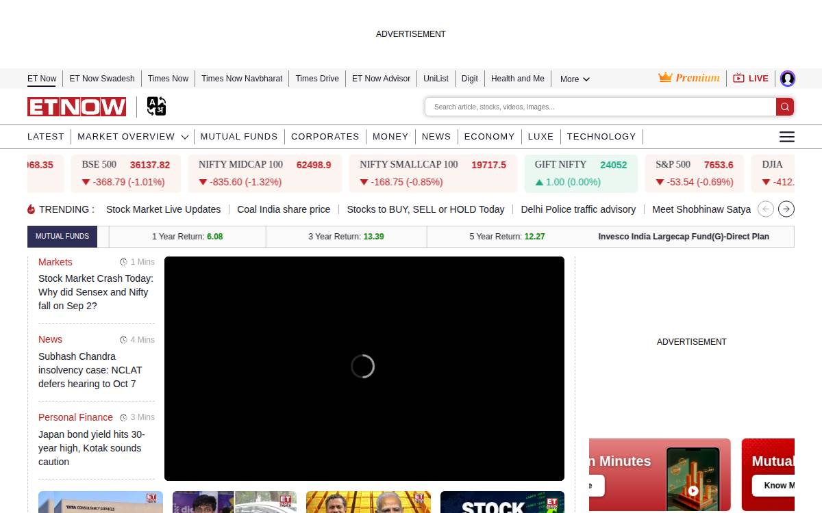 Etnownews website preview
