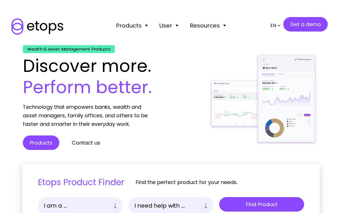 etops website preview