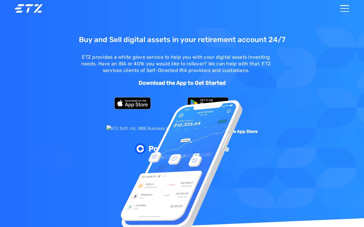 ETZ website preview