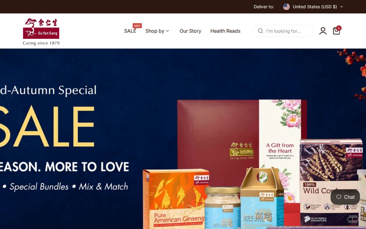 Eu Yan Sang website preview