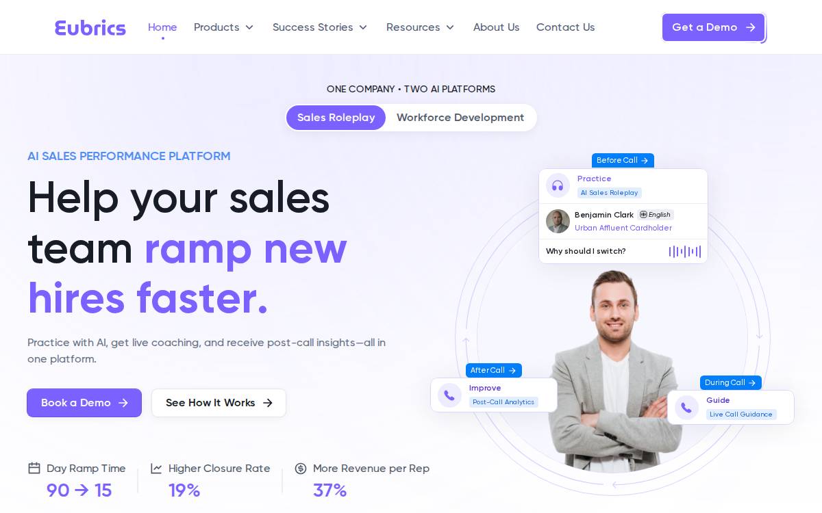 Eubrics website preview