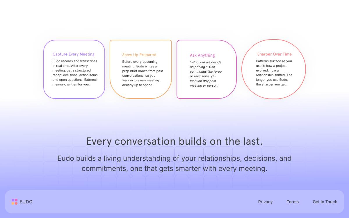 Eudo website preview