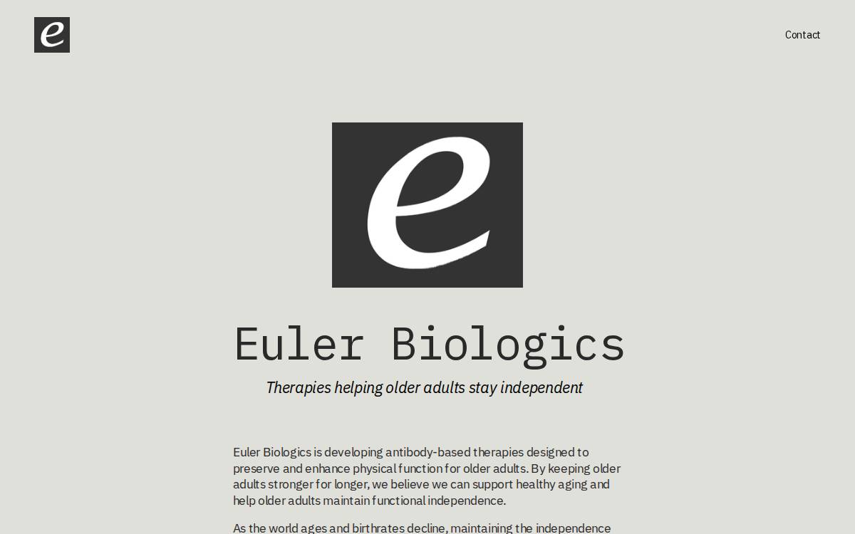 Euler Bio website preview