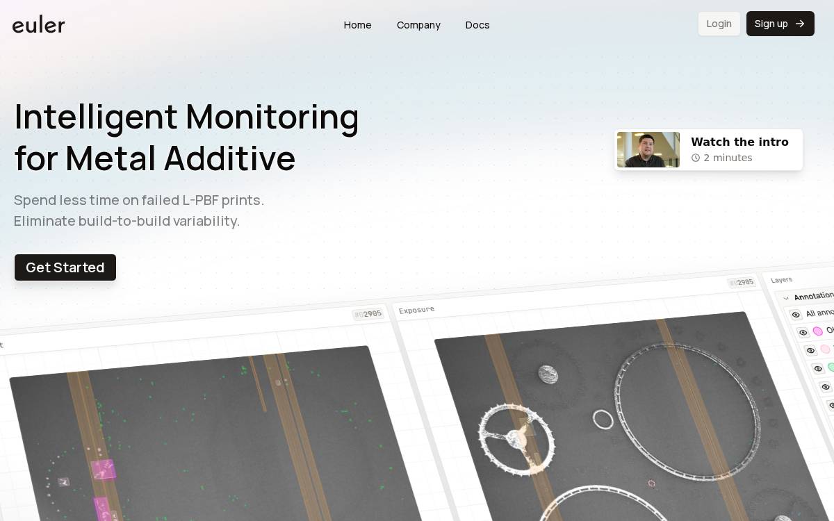 Euler3D website preview
