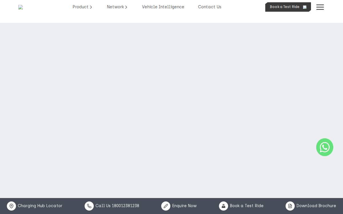 Euler Motors website preview