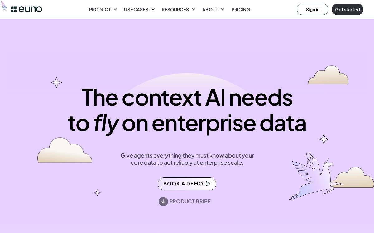 Euno website preview