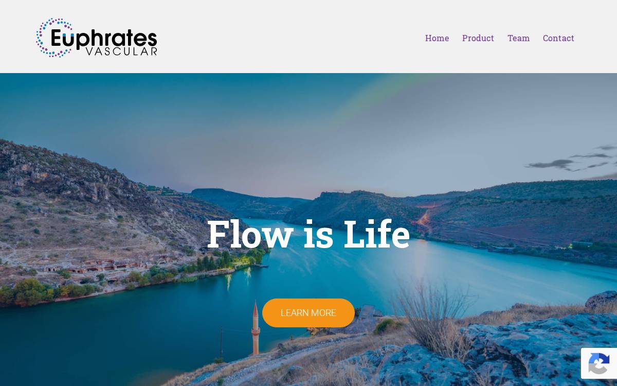 Euphrates Vascular website preview