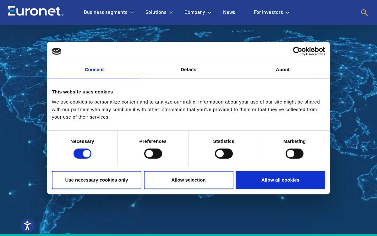 Euronet Worldwide website preview