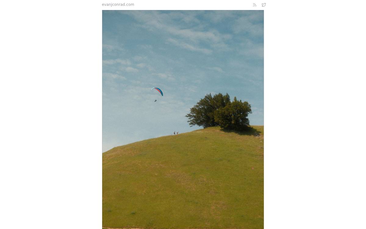 Evan Conrad website preview