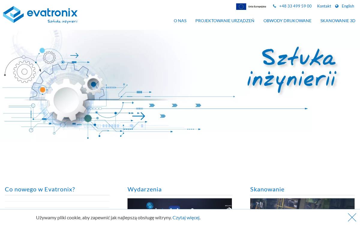 Evatronix website preview