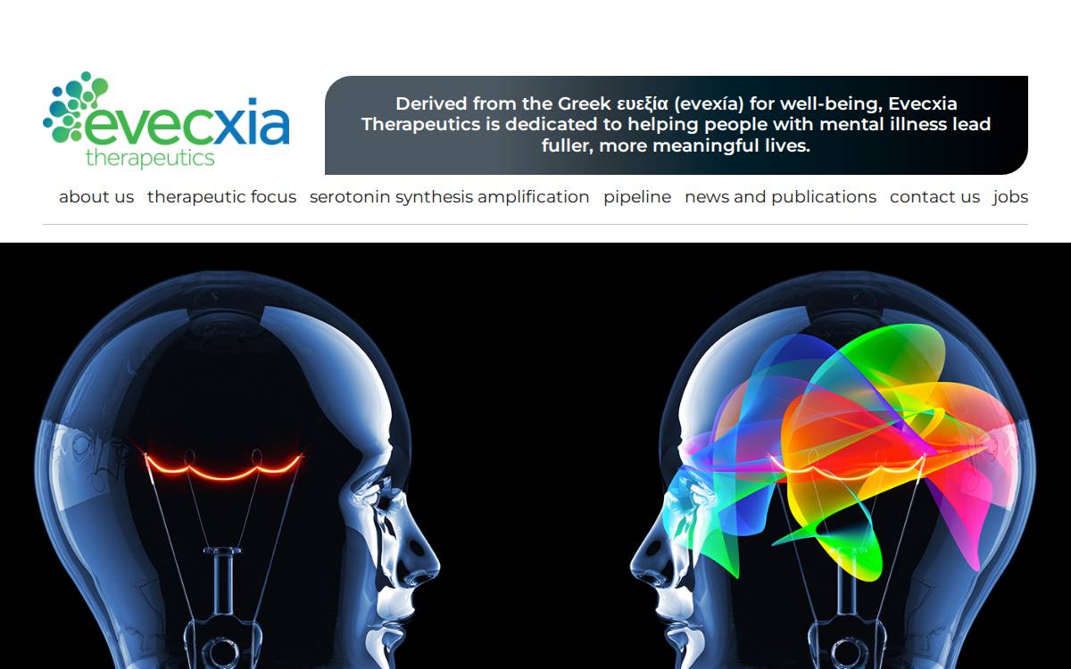 Evecxia website preview