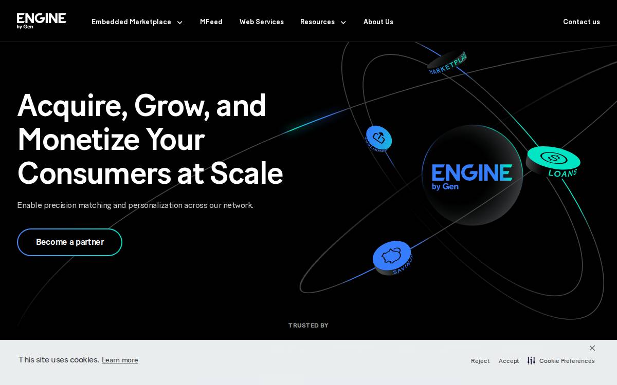 Even Financial website preview