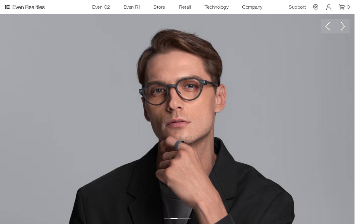 Even Realities website preview