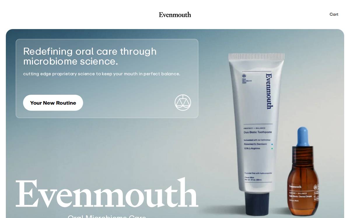 Evenmouth website preview