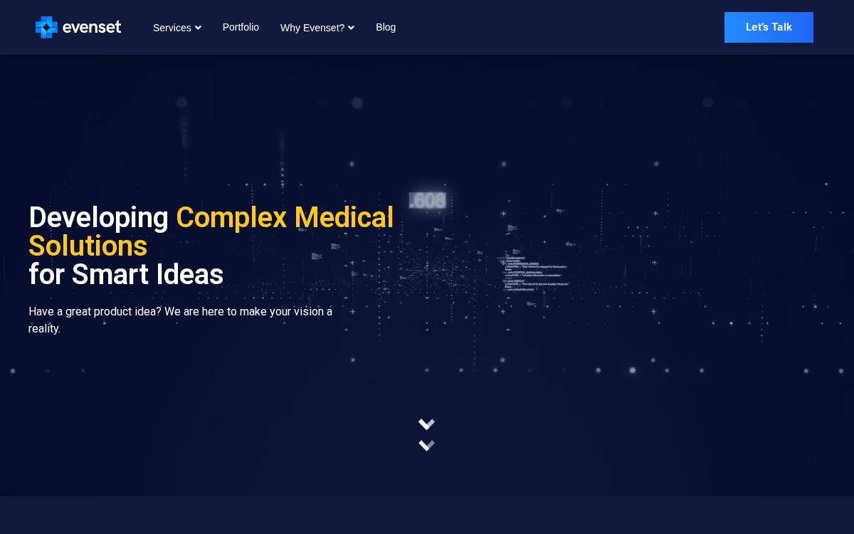 Evenset Inc website preview