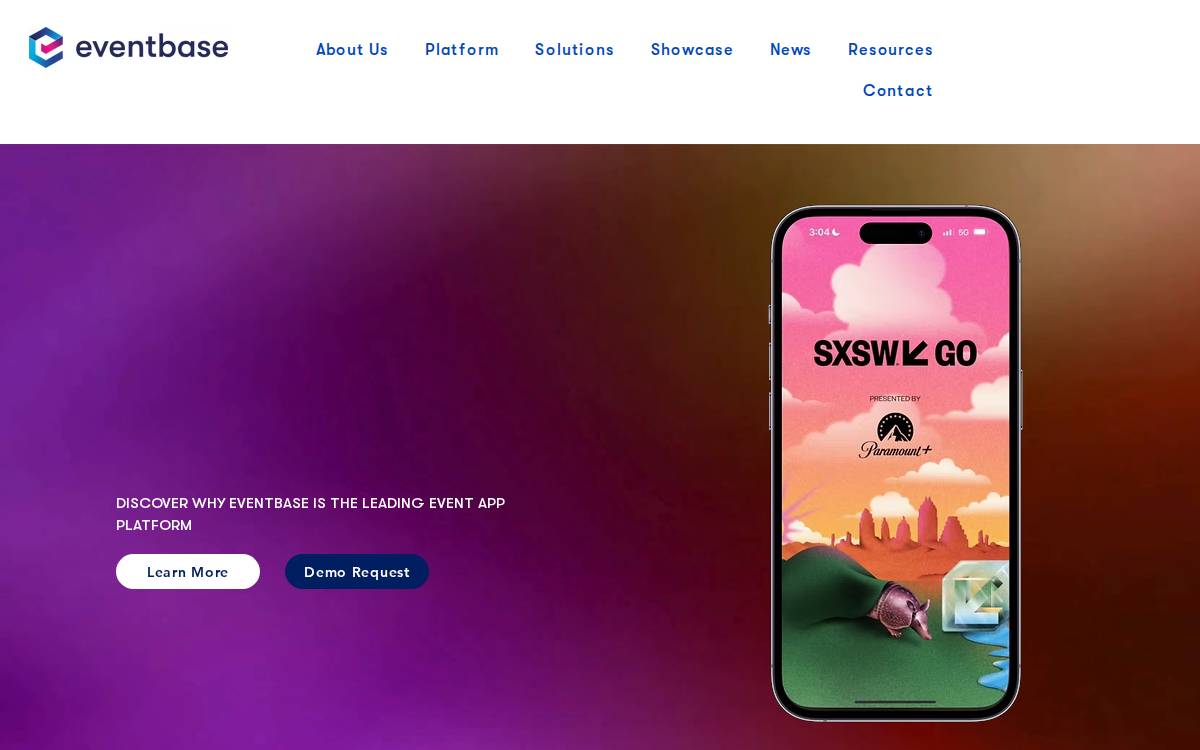 Eventbase website preview