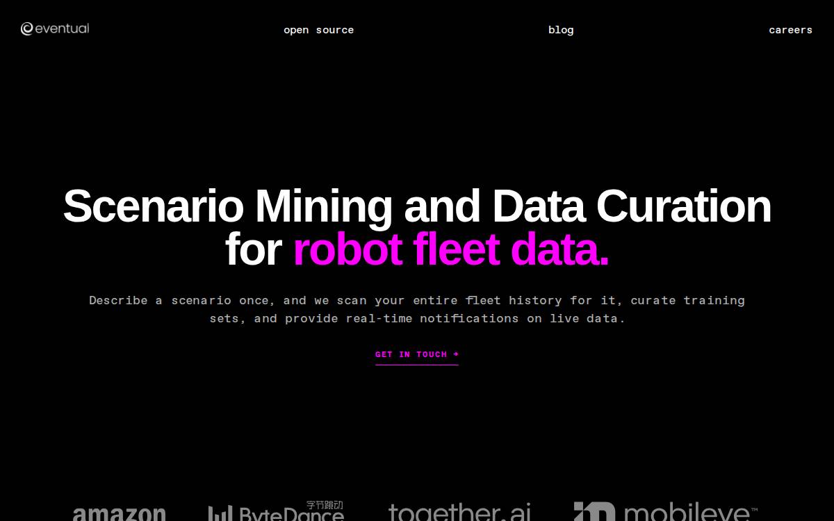 Eventual website preview