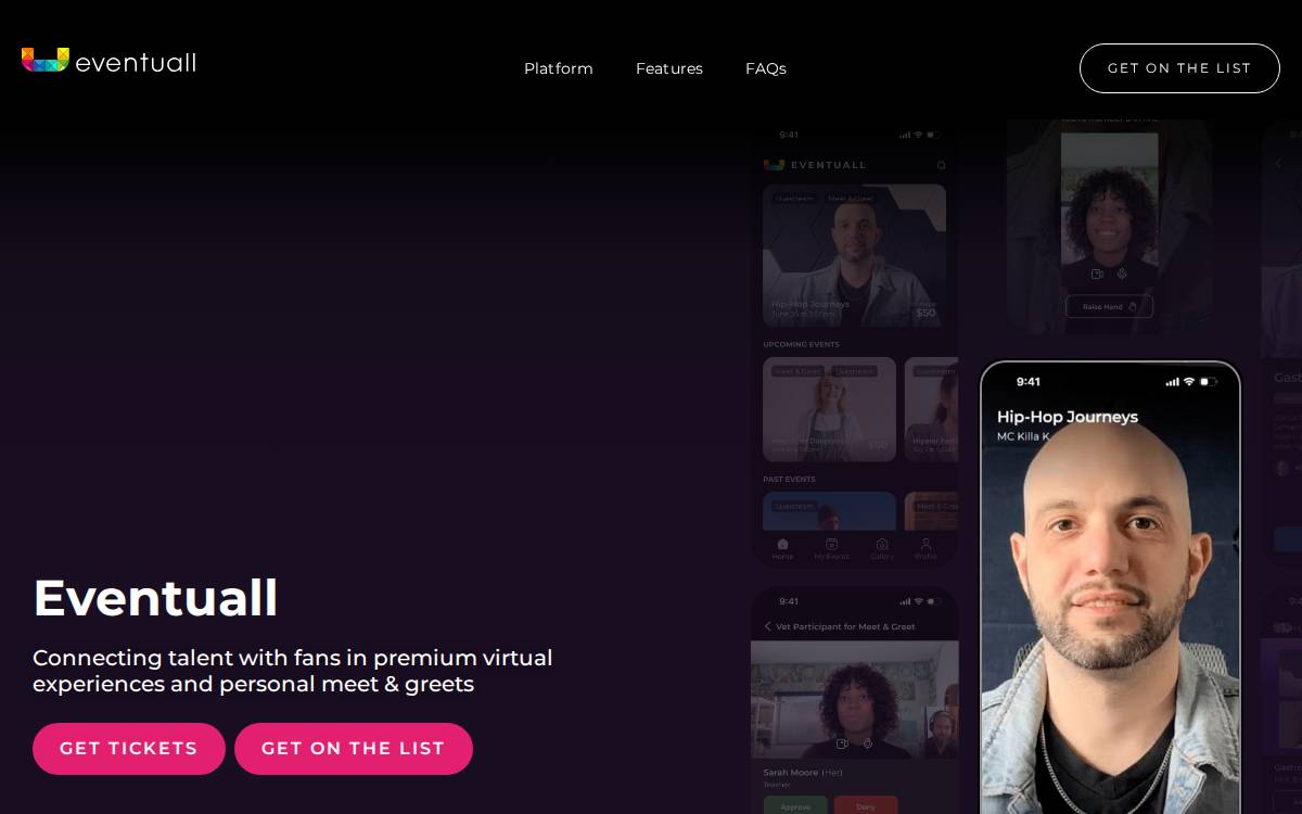 Eventuall website preview