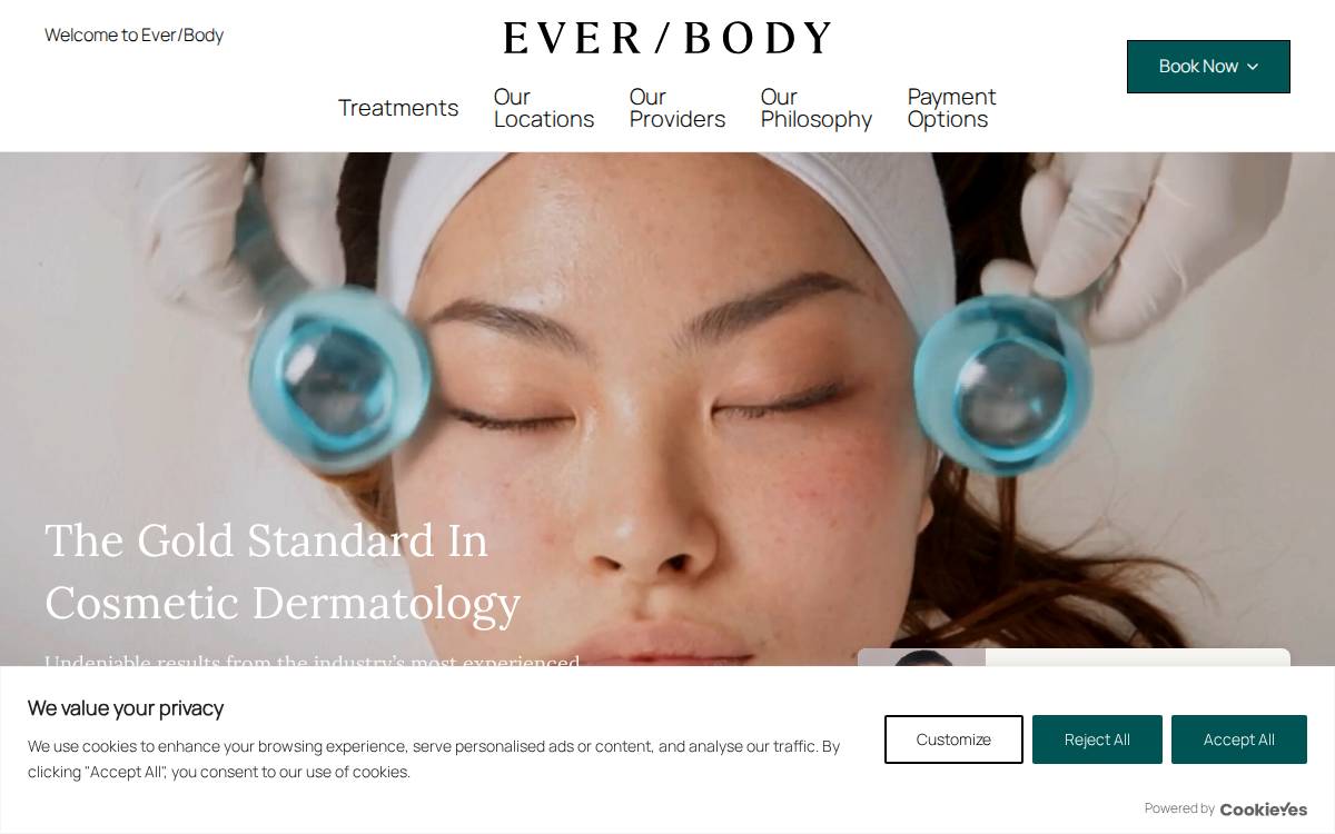 Ever/Body website preview