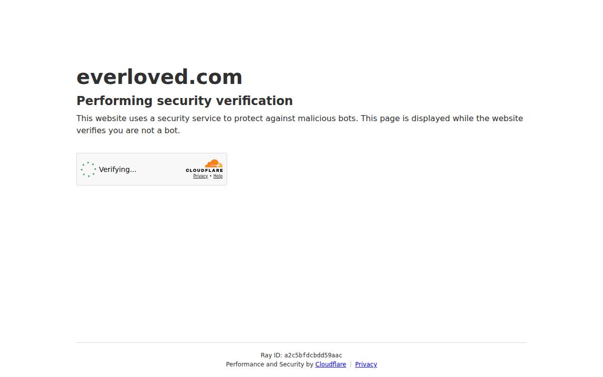 Ever Loved website preview