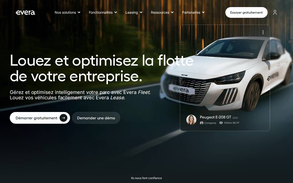 Evera (ex Gleev) website preview