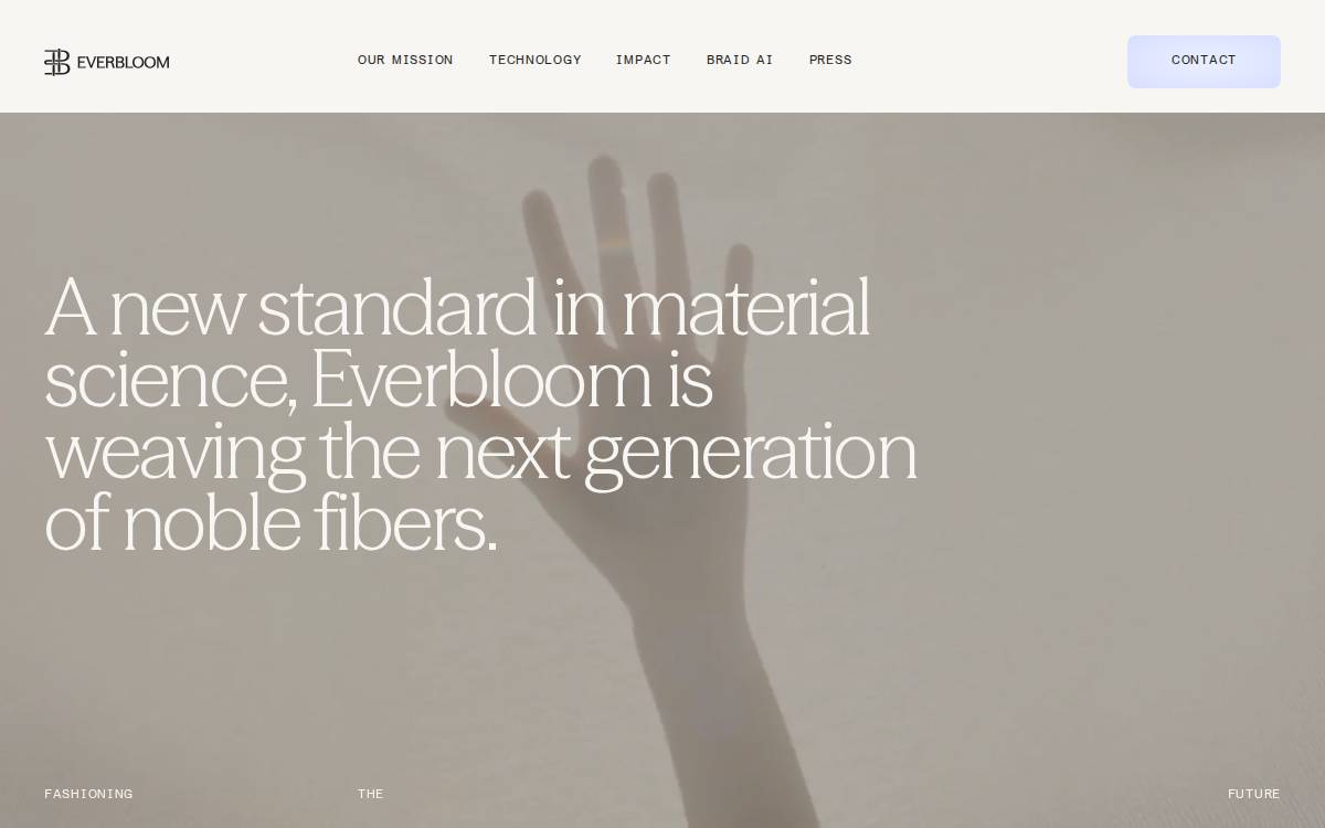 Everbloom Bio website preview