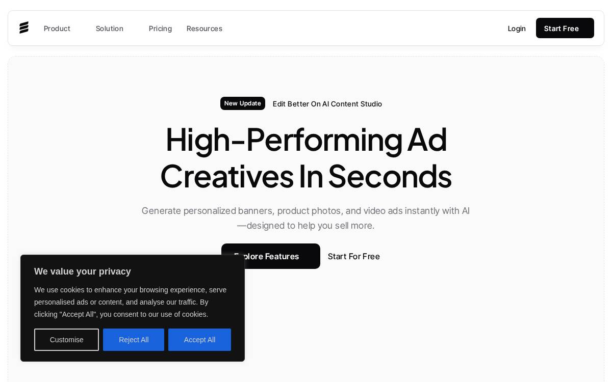 Evercopy website preview