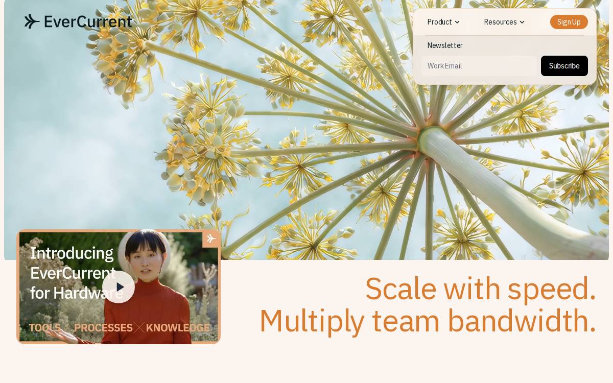 EverCurrent website preview