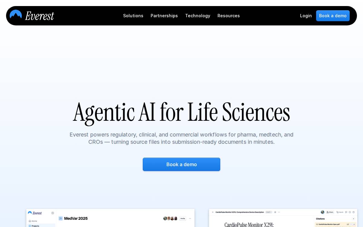 Everest.Log10 website preview