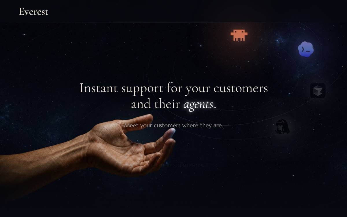 Everest website preview