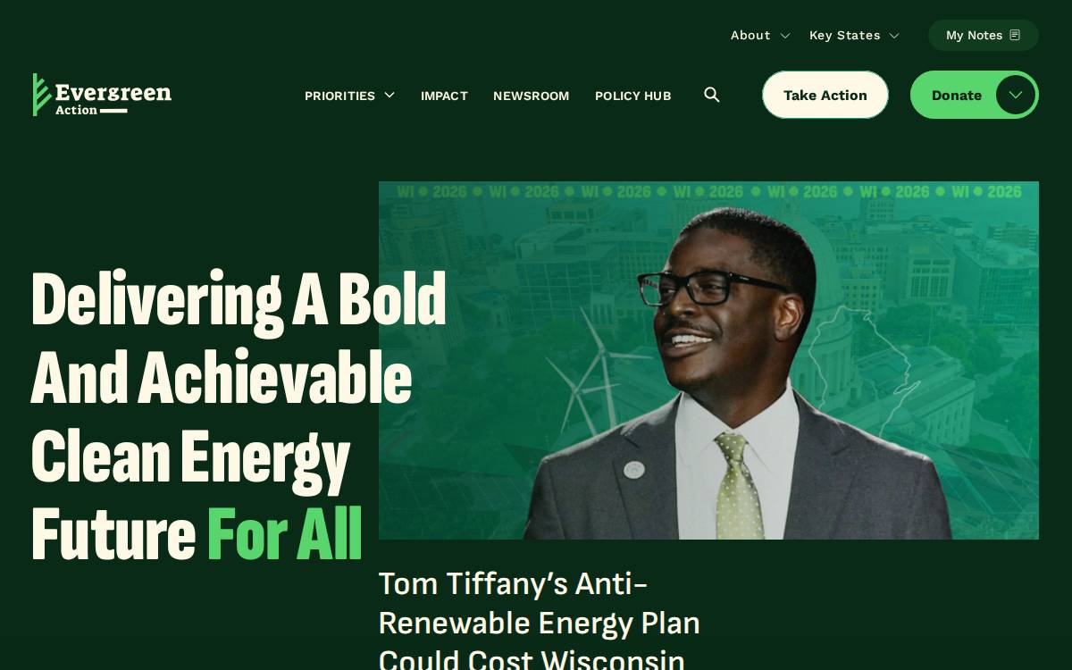 Evergreen Collaborative website preview