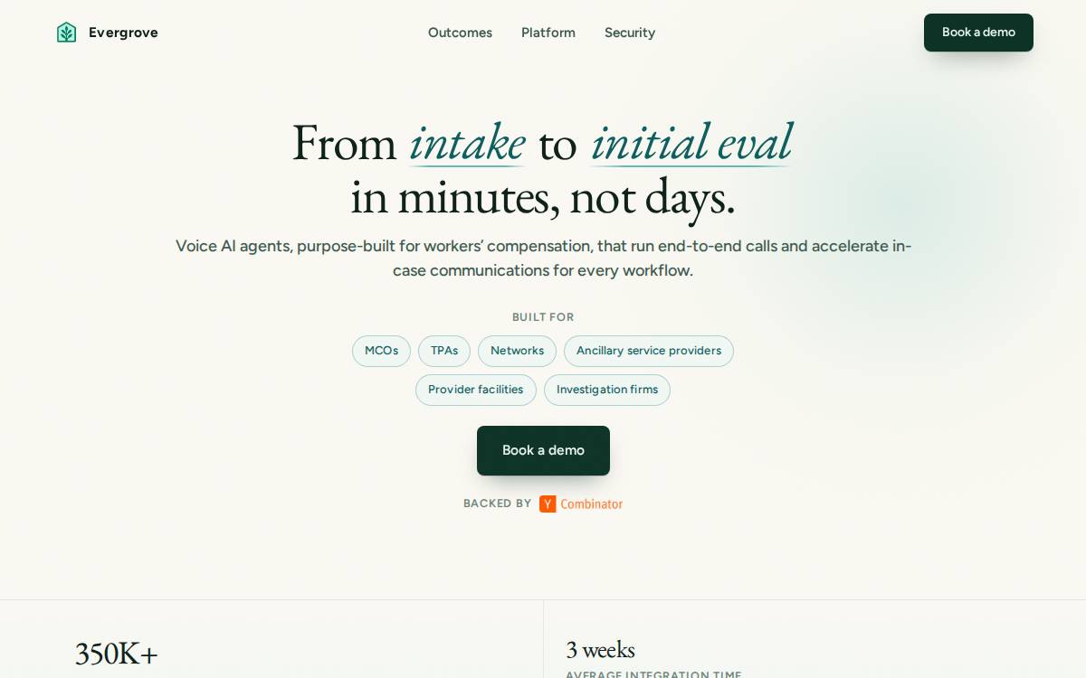 Evergrove website preview