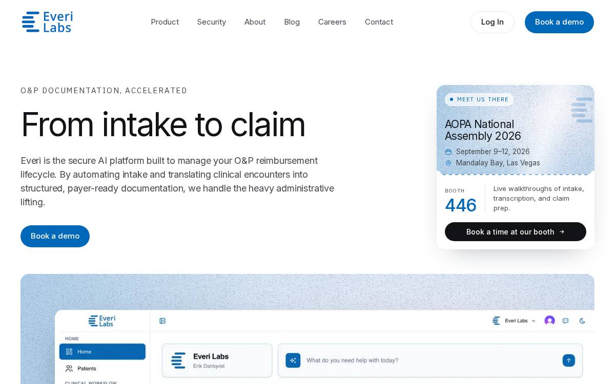 Everi Labs website preview
