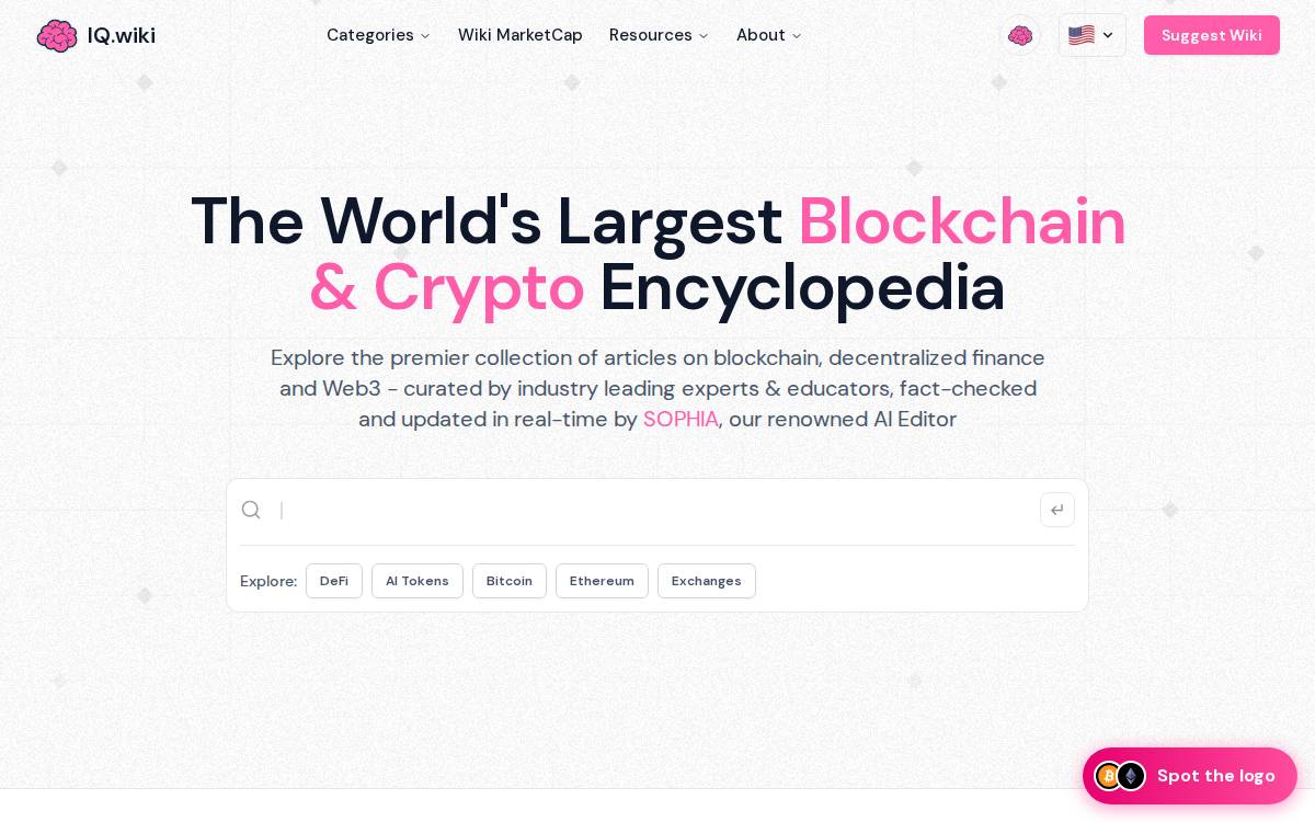 Everipedia website preview