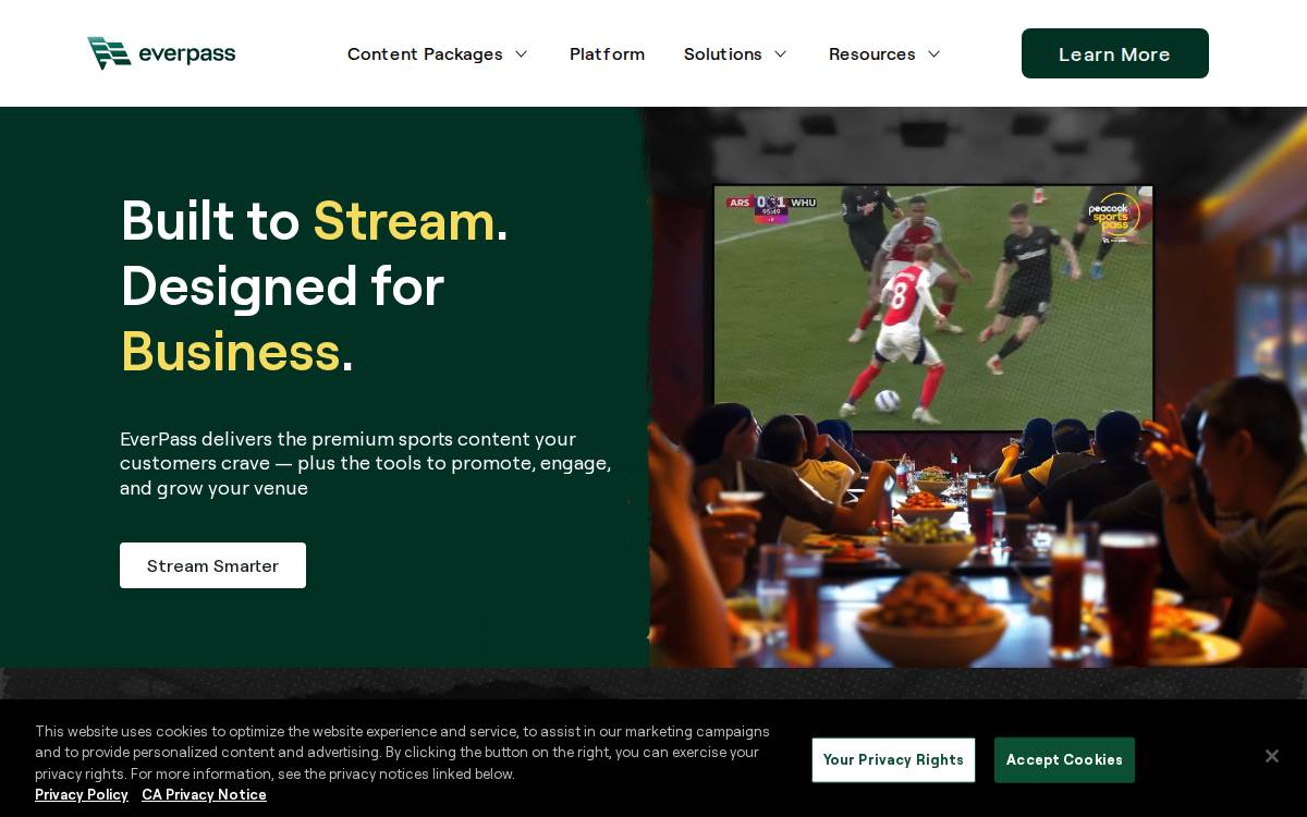 EverPass website preview