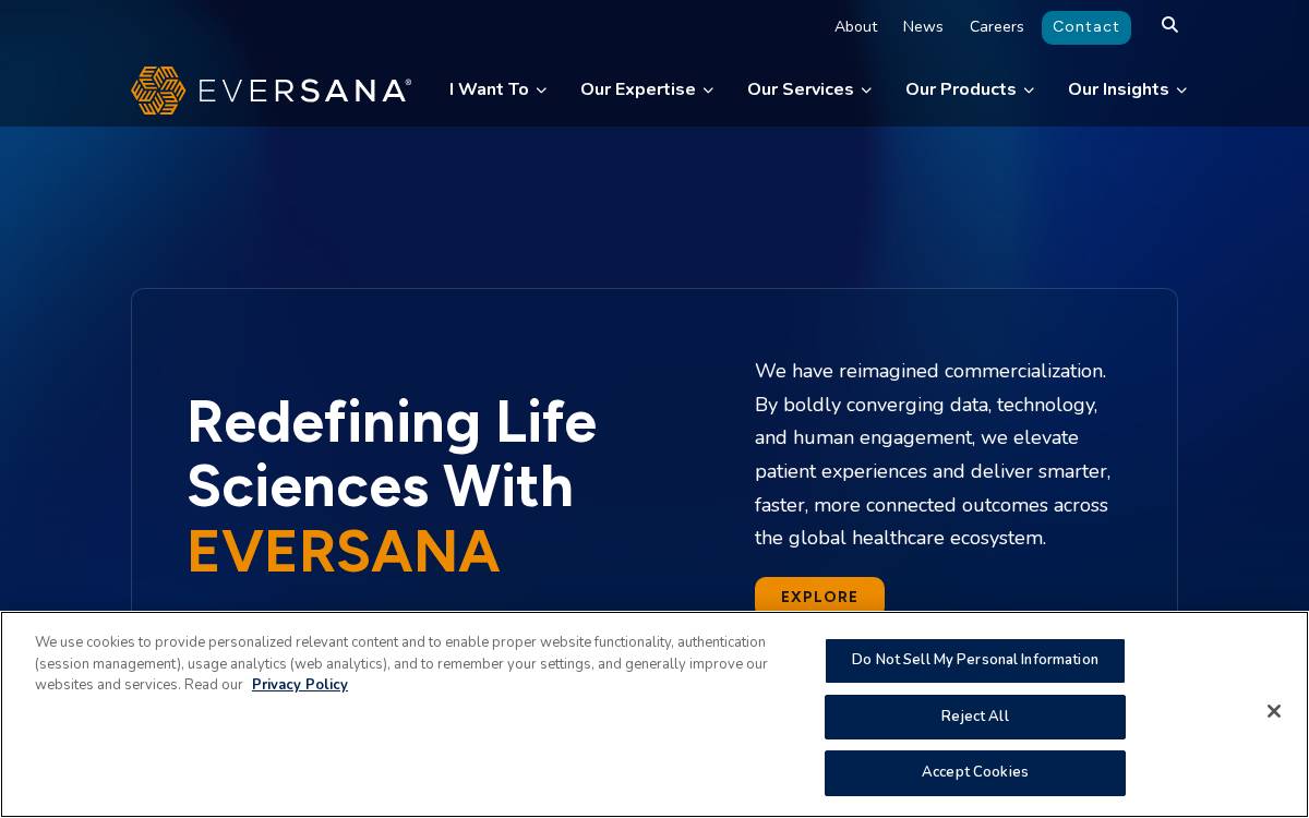 Eversana website preview