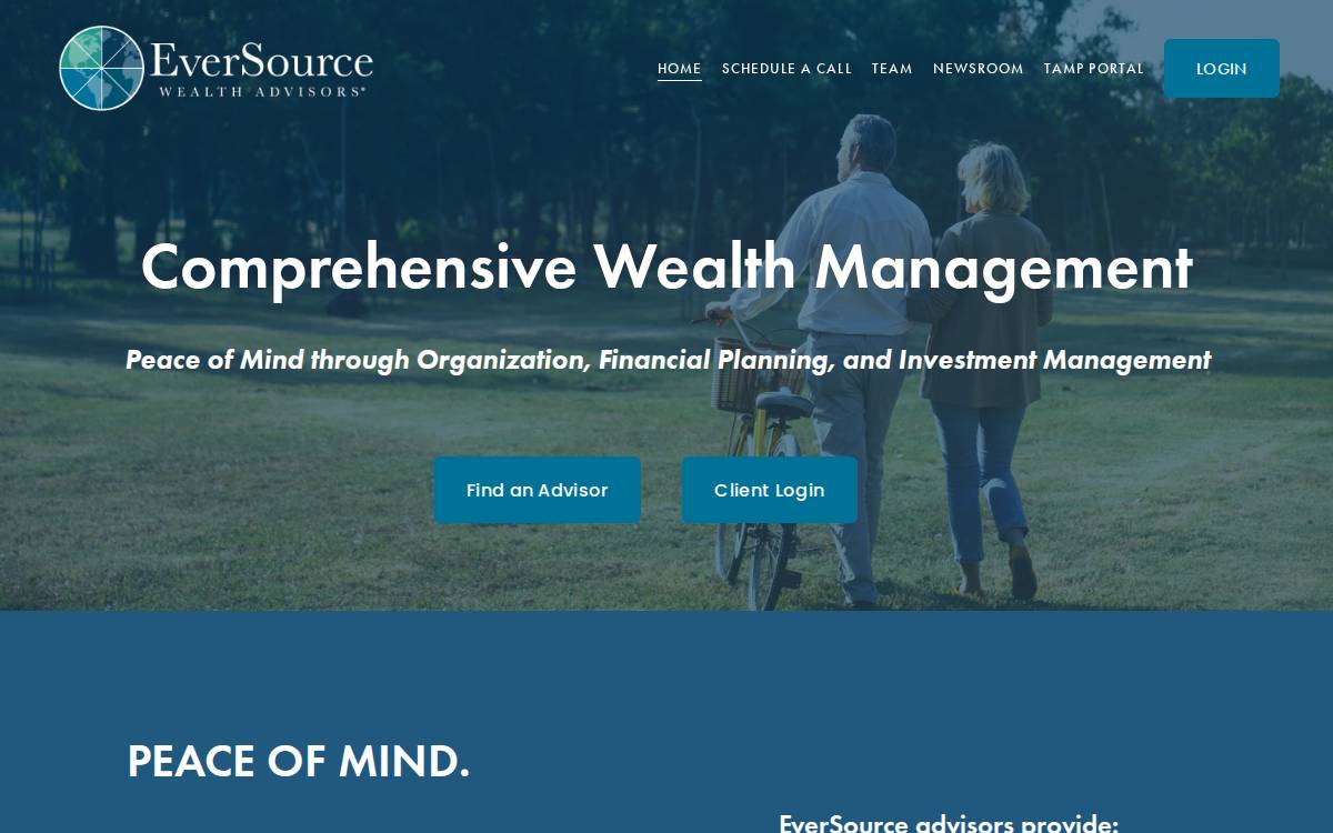 Eversourcewealthadvisors website preview