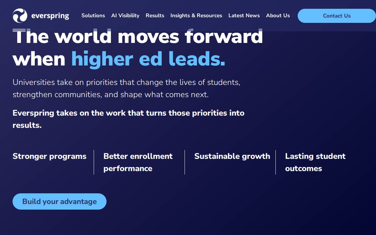 Everspringpartners website preview