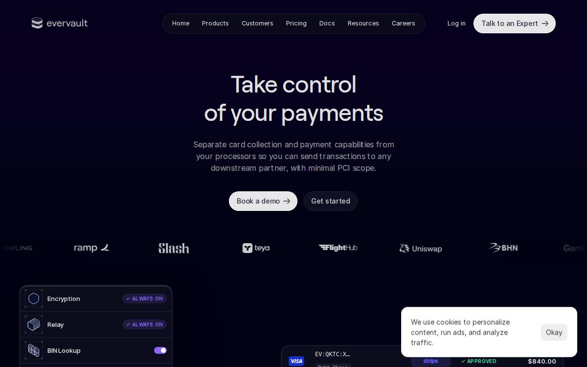 evervault website preview
