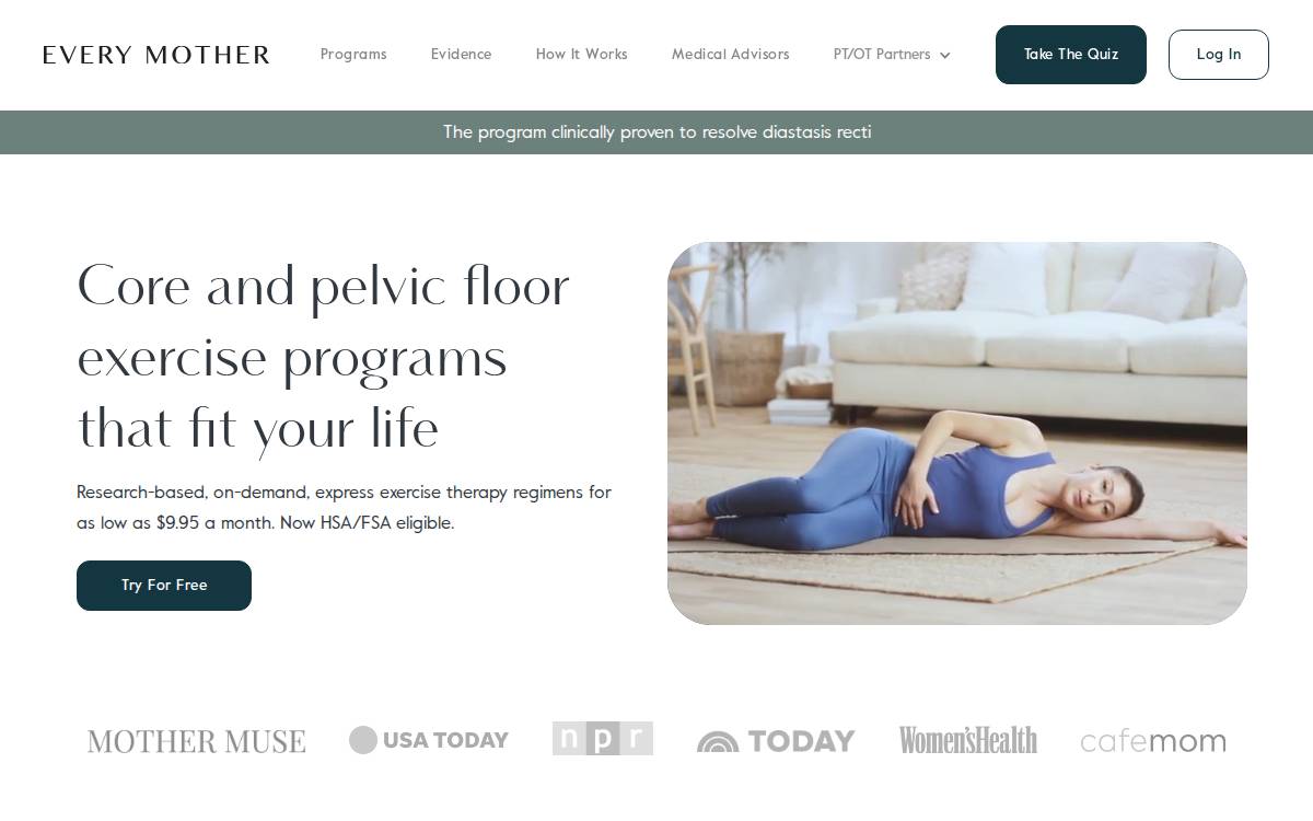 Every Mother website preview