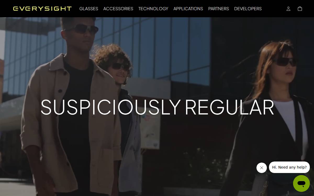 Everysight website preview