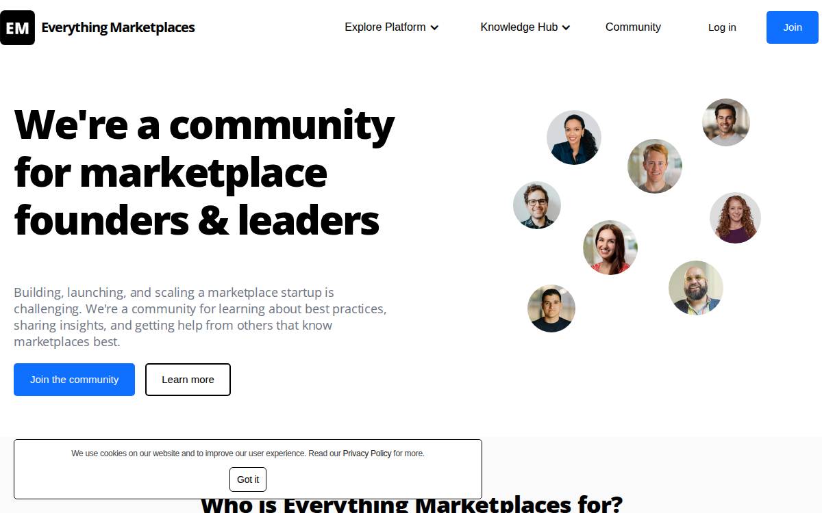 Everything Marketplaces website preview