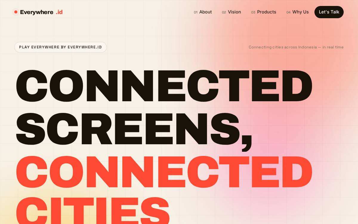 Everywhere Id website preview