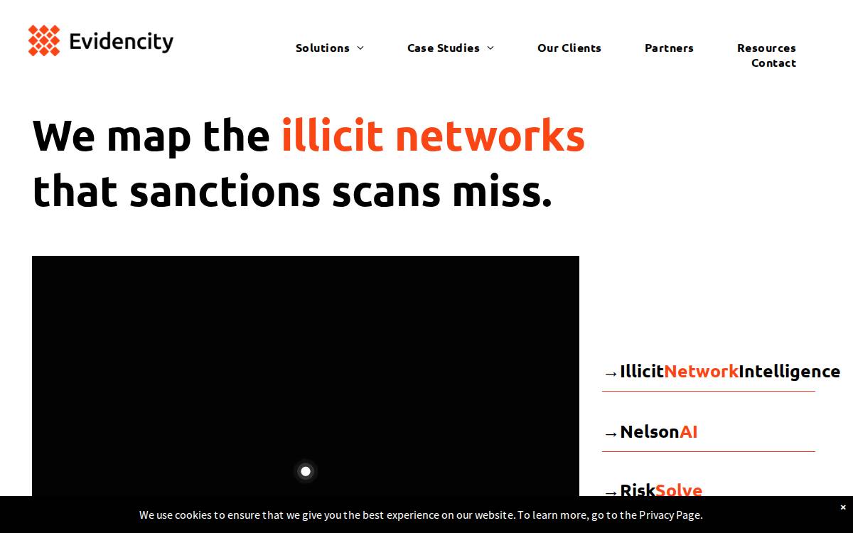 Evidencity website preview