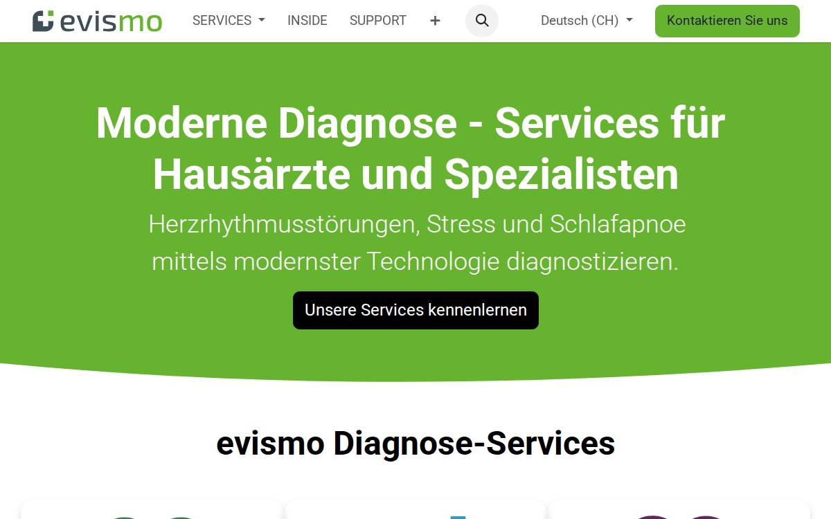 Evismo website preview