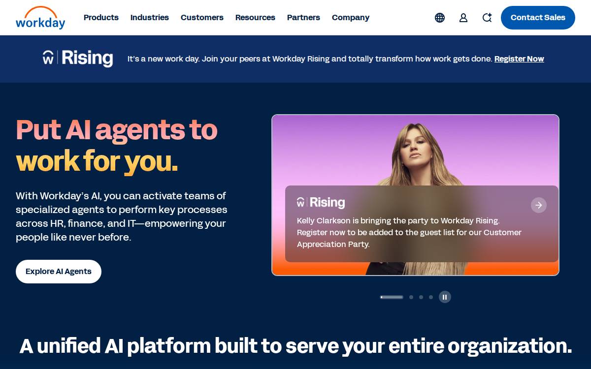 Evisort enterprise-saas website preview